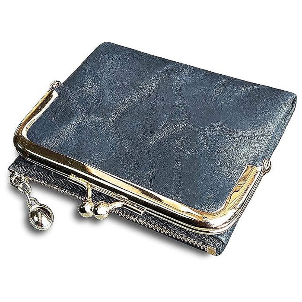 Womens Wallet RFID Blue